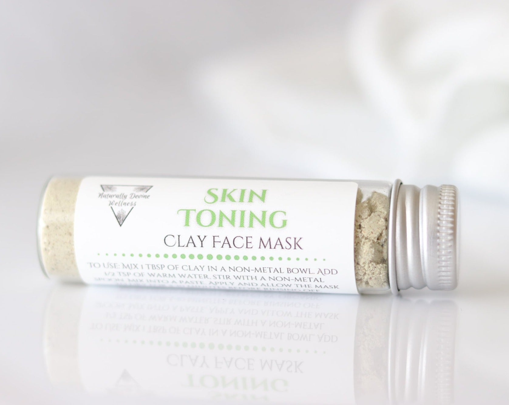 Skin Toning Clay Face Mask - Naturally Devine Wellness