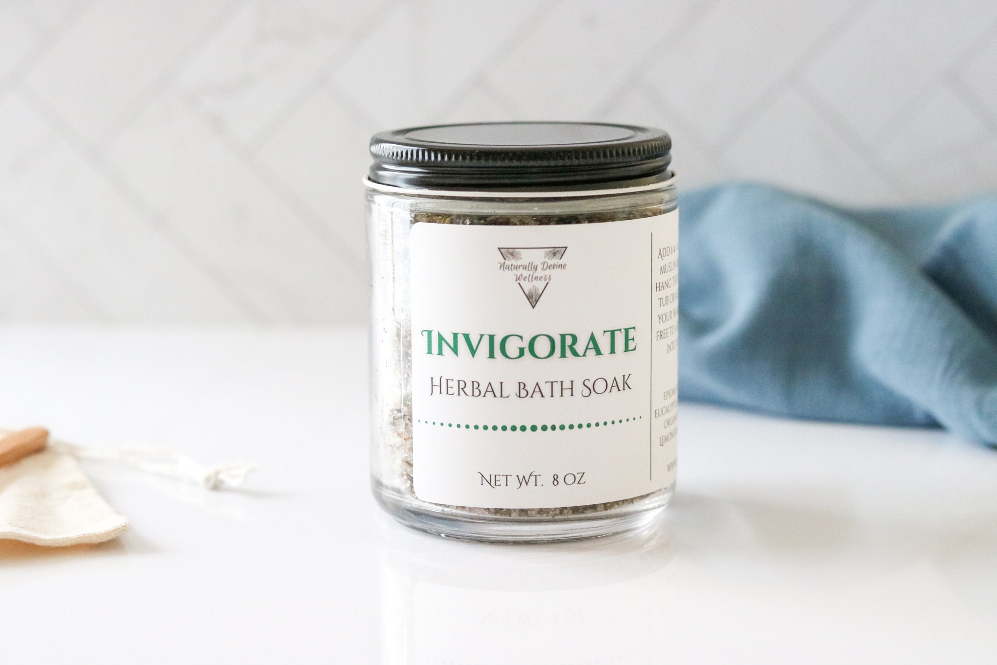 Invigorate Herbal Bath Soak - Naturally Devine Wellness