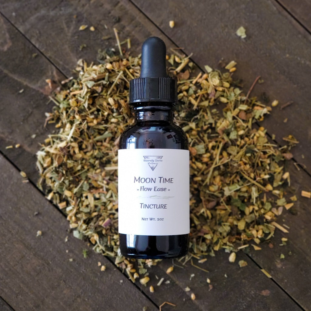 Moon Time Flow Ease Tincture - Naturally Devine Wellness