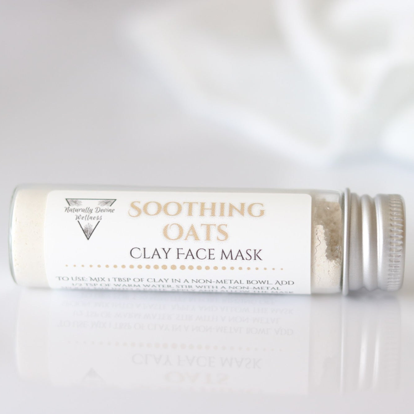 Soothing Oats Clay Face Mask - Naturally Devine Wellness