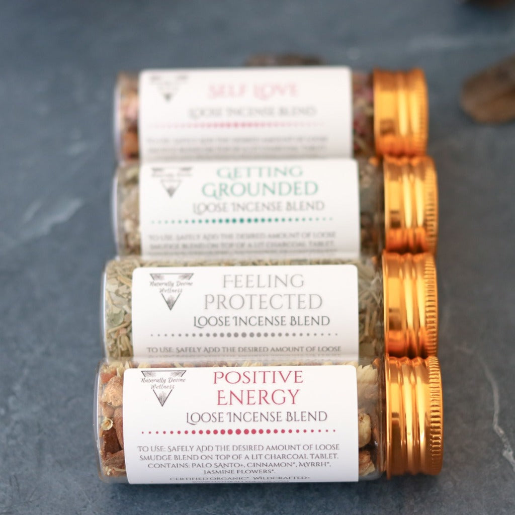 Positive Energy Loose Incense Blend - Naturally Devine Wellness