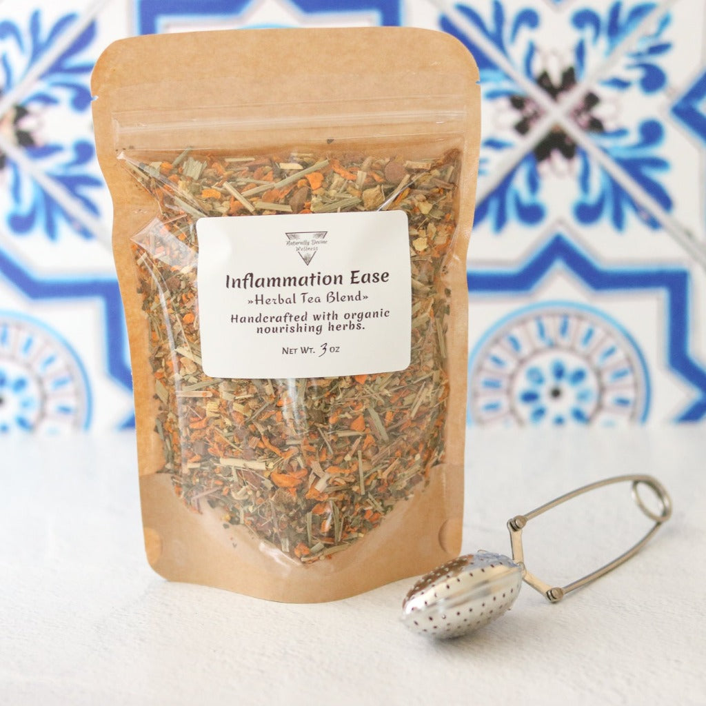 Inflammation Ease Herbal Tea, Naturally Devine Wellness Richmond VA