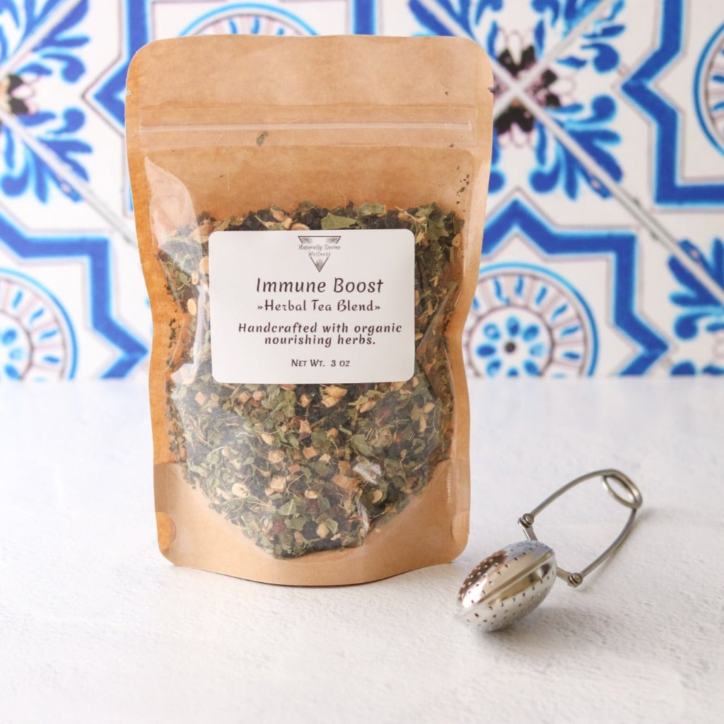 Immune Boost Herbal Tea, Herbal Loose Leaf Tea, Naturally Devine Wellness