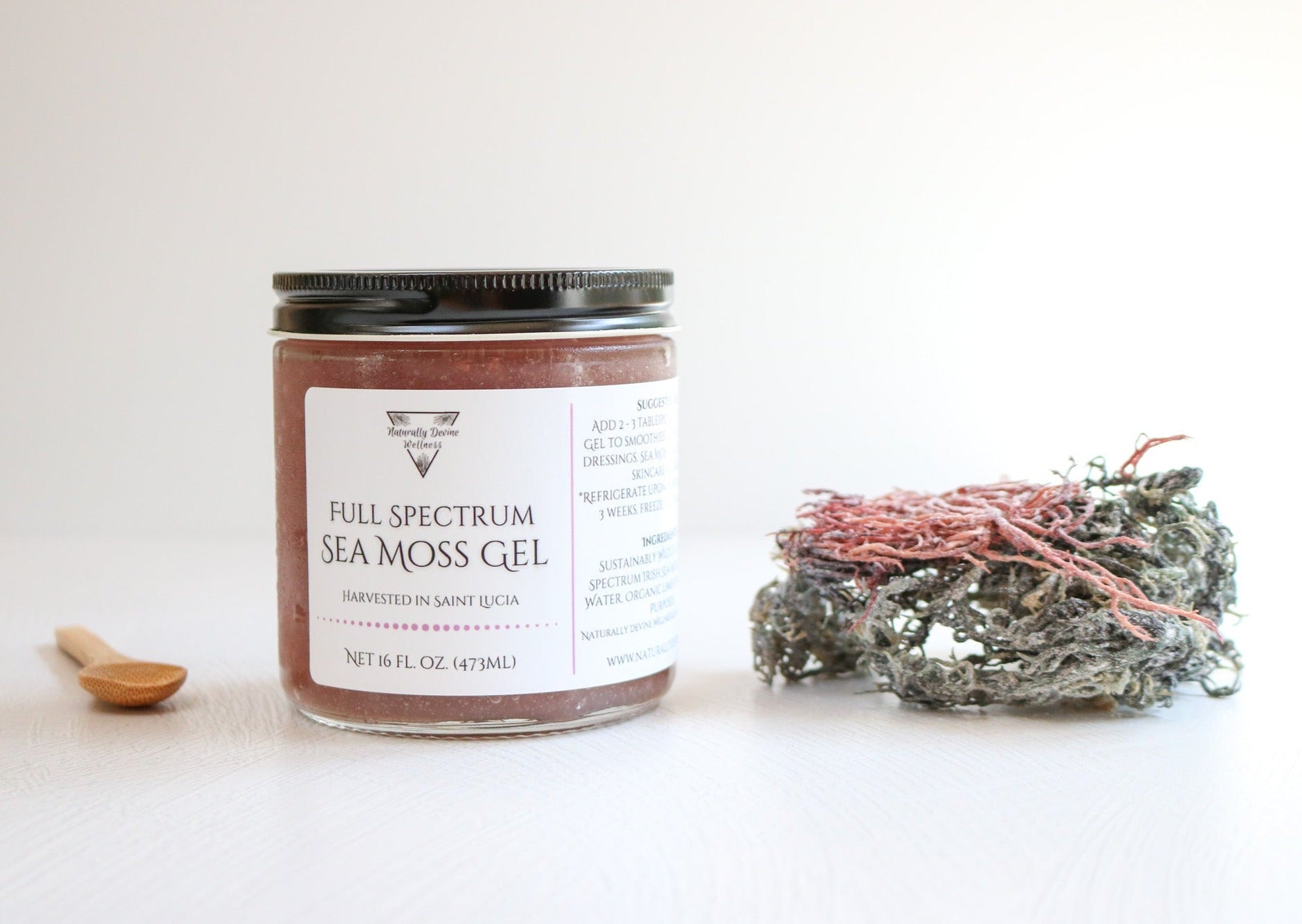 Full Spectrum Irish Sea Moss Gel - Naturally Devine Wellness Glen Allen VA