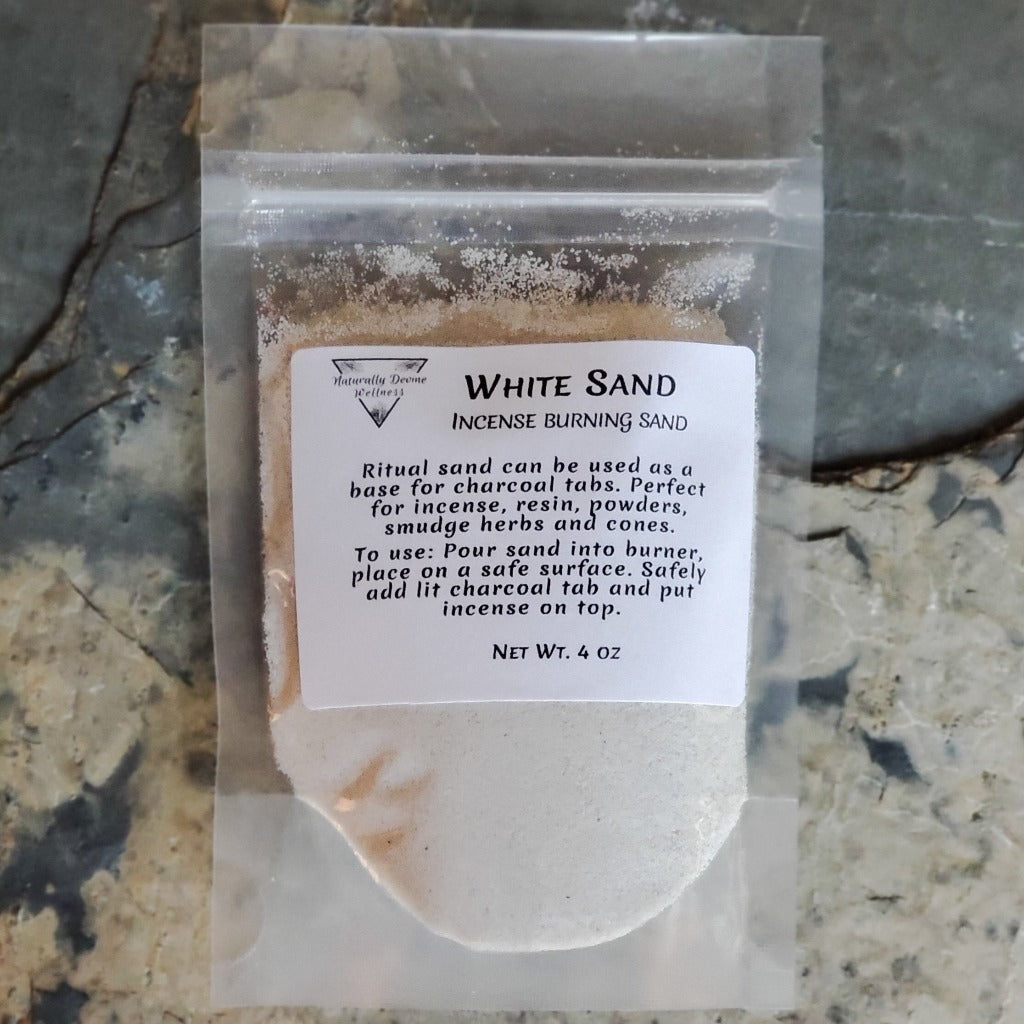 White Sand Incense Sand - Naturally Devine Wellness